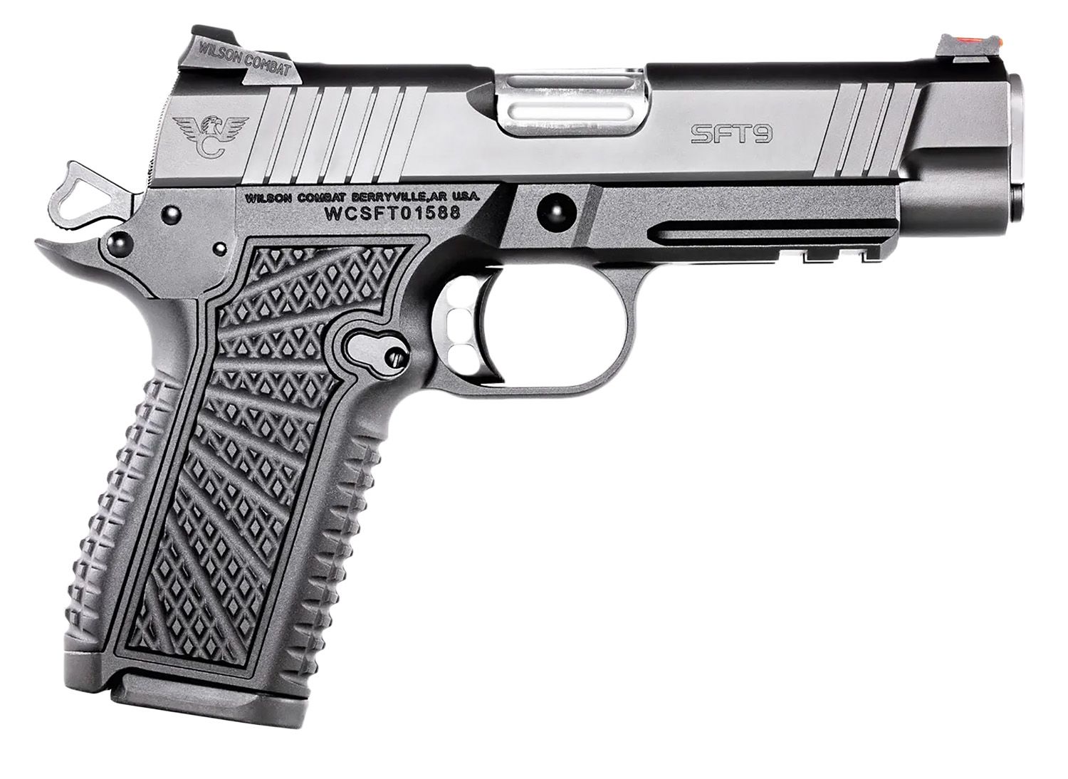 Handguns Wilson Combat 4.25" 9mm WILS SFT9-CMR42   SFT9 CMPT 9MM 4.25 LIGHTRL BLK • Model: 4.25"